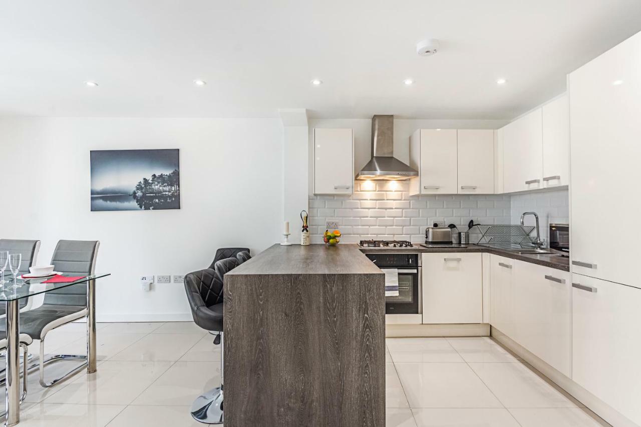 Modern Apartment Canary Wharf London Exteriör bild